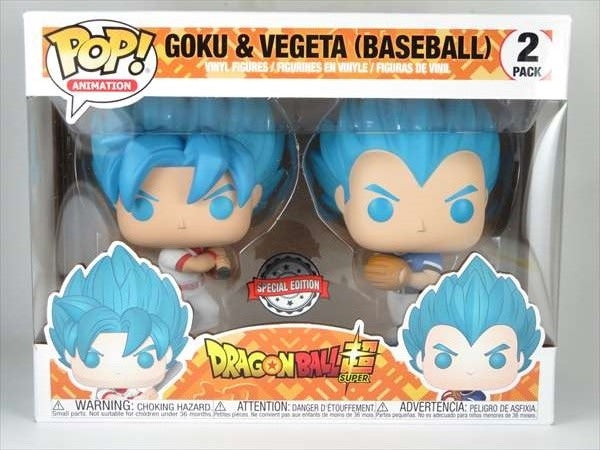 悟空＆ベジータ ベースボール [ドラゴンボール超] FUNKO(ファンコ) POP! ANIMATION 2PACK