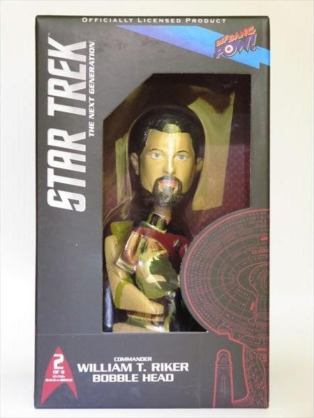 ライカー スタートレック STAR TREK(THE NEXT GENERATION) BUILD-A-BRIDGE BIF BANG POW! ボブルヘッド