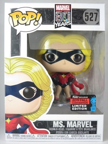 ミズ・マーベル [MARVEL 80 YEARS] 2019年FALL CONVENTION限定 FUNKO POP!(ファンコ) ボブルヘッド