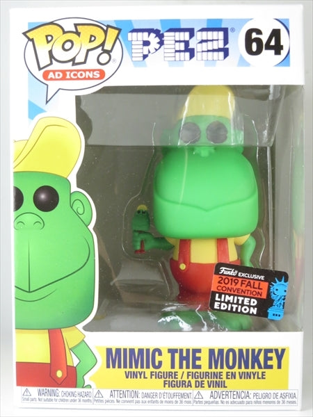 ミミックザモンキー 2019年FALL CONVENTION限定 [PEZ] FUNKO(ファンコ) POP! AD ICONS 64