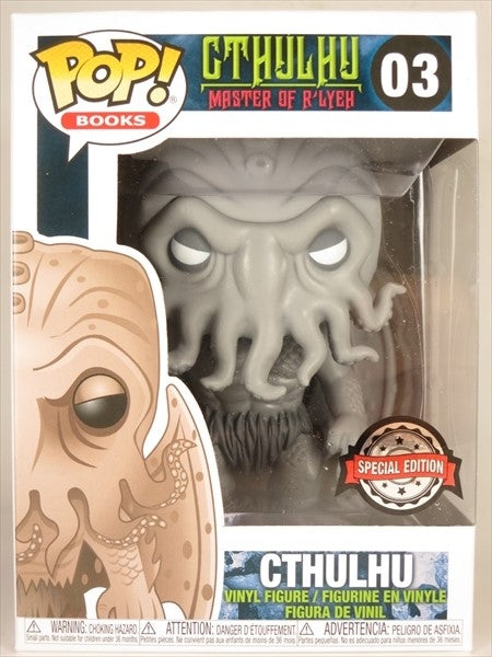 クトゥルフ グレー [ハワード・フィリップス・ラヴクラフト] FUNKO(ファンコ) POP! BOOKS 03