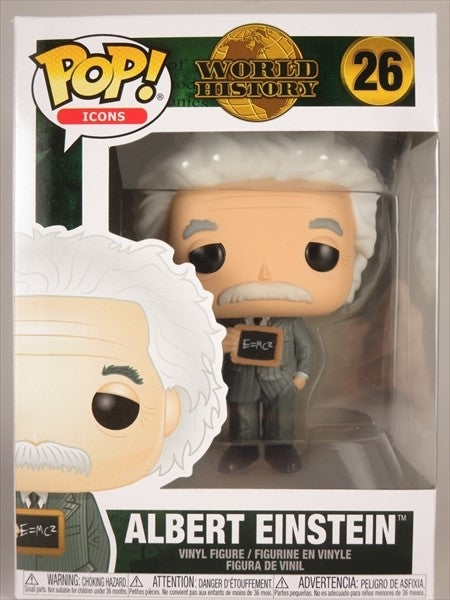 アルベルト・アインシュタイン [WORLD HISTORY] FUNKO(ファンコ) POP! ICONS 26