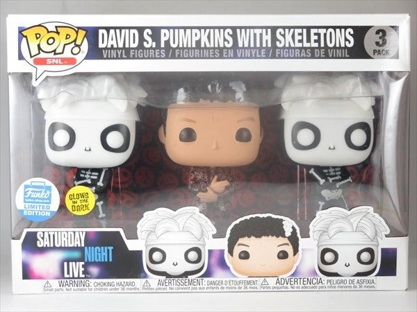 デヴィッド・S・パンプキンズ withスケルトンズ FUNKOショップ限定 蓄光版 [サタデーナイトライブ] FUNKO(ファンコ) POP! SNL 3PACK