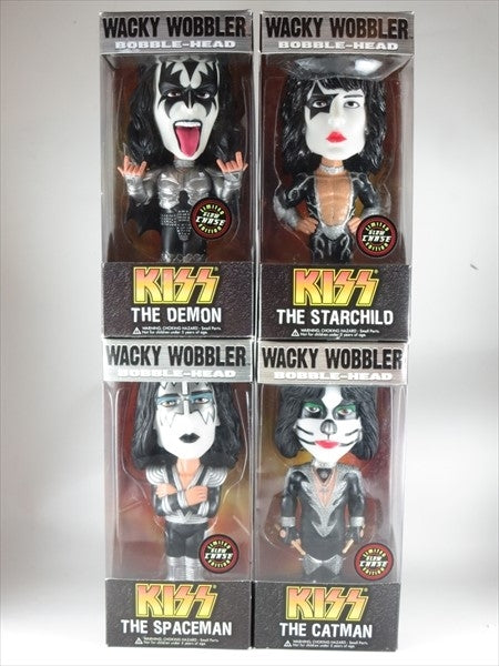 KISS CHASE版 4体セット FUNKO(ファンコ) Wacky Wobbler(ワッキーワブラー) ボブルヘッド