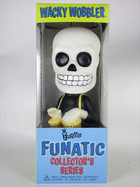 ボーンダディ ボンゴ ホワイト FUNKO(ファンコ) Wacky Wobbler(ワッキーワブラー) ボブルヘッド
