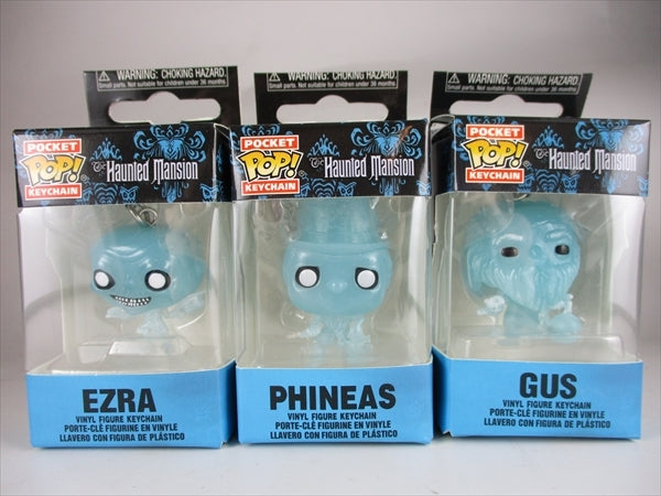 フィニアス、エズラ、ガス [ホーンテッドマンション] FUNKO(ファンコ) POCKET KEYCHAIN