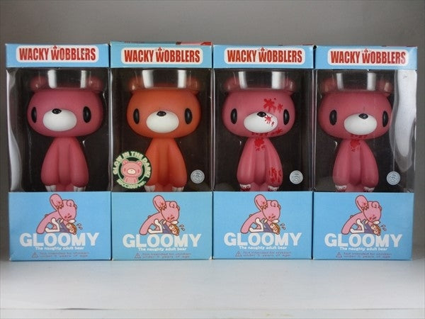 グルーミーベア 4体セット [GLOOMY BEARE] FUNKO(ファンコ) Wacky Wobbler(ワッキーワブラー) ボブルヘッド