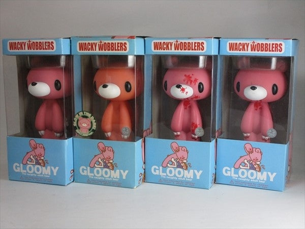 グルーミーベア 4体セット [GLOOMY BEARE] FUNKO(ファンコ) Wacky Wobbler(ワッキーワブラー) ボブルヘッド