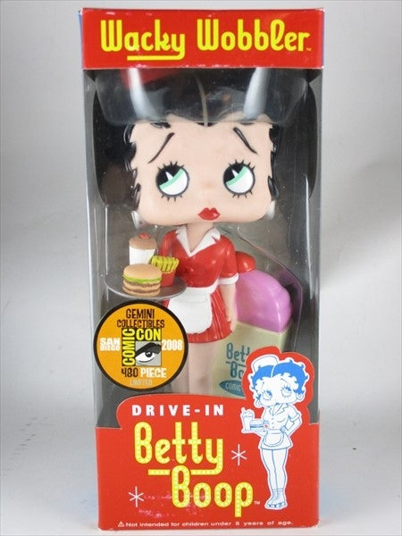 ドライブインベティ レッド 2008年SDCC480体限定 [BETTY BOOP(ベティ・ブープ)] FUNKO(ファンコ) Wacky Wobbler(ワッキーワブラー) ボブルヘッド