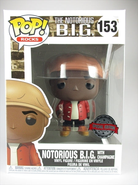 ノトーリアス・B.I.G. シャンパン [THE NOTORIOUS B.I.G.] FUNKO(ファンコ) POP! ROCKS 153