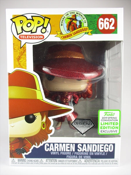 カルメン・サンディエゴ ダイヤモンドグリッター版 2019年 SPRING CONVENTION限定 FUNKO(ファンコ) POP! TELEVISION 662