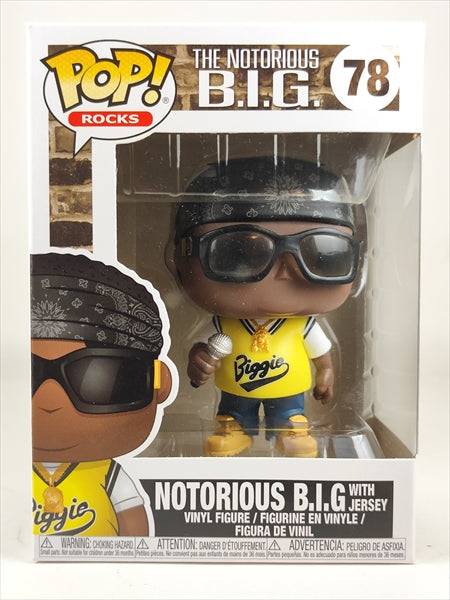 【箱傷】 ノトーリアス・B.I.G. ジャージ [THE NOTORIOUS B.I.G.] FUNKO(ファンコ) POP! ROCKS 78