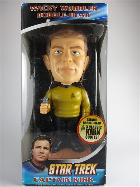 【箱傷・トーキング故障】 カーク [STAR TREK(スタートレック)] FUNKO(ファンコ) Wacky Wobbler(ワッキーワブラー) ボブルヘッド