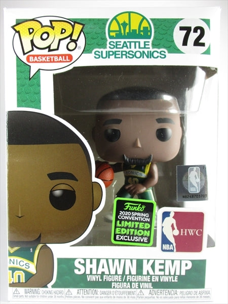 ショーン・ケンプ 2020年SPRING CONVENTION限定 [シアトルスーパーソニックス] FUNKO(ファンコ) POP! BASKETBALL 72