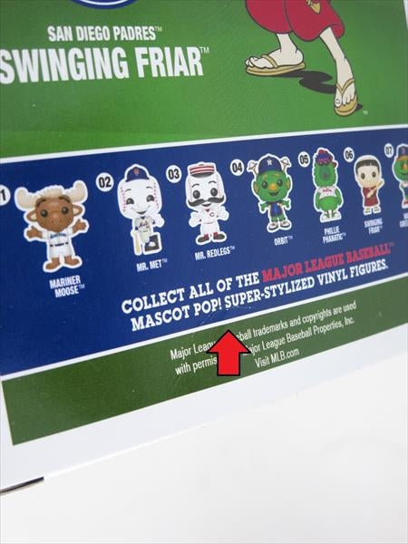 ザ・スウィンギング・フライアー サンディエゴ・パドレス [MLBマスコット] FUNKO(ファンコ) POP! MLB 06