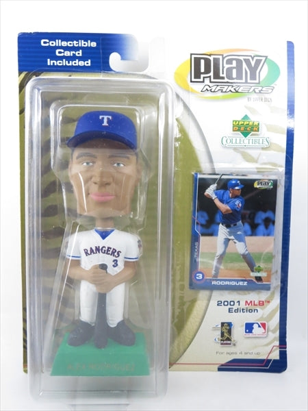 アレックス・ロドリゲス テキサス・レンジャーズ ボブルヘッド 2001 MLB Play Makers bobble head Upper Deck(アッパーデック)