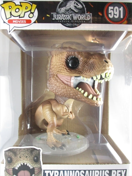 【箱傷】 ティラノサウルス・レックス 10インチ [JURASSIC WORLD (ジュラシック・ワールド)] FUNKO(ファンコ) POP! MOVIES 591