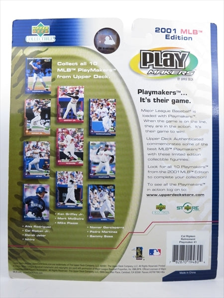 カル・リプケンＪｒ ボルティモア・オリオールズ ボブルヘッド 2001 MLB Play Makers bobble head Upper Deck(アッパーデック)