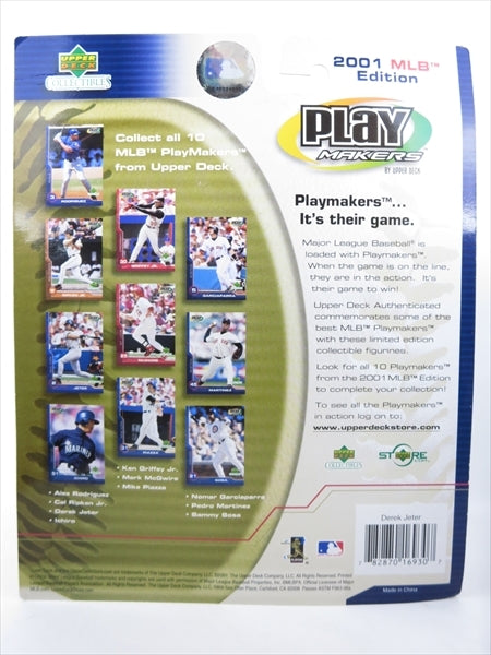 デレク・ジーター ニューヨーク・ヤンキース ボブルヘッド 2001 MLB Play Makers bobble head Upper Deck(アッパーデック)