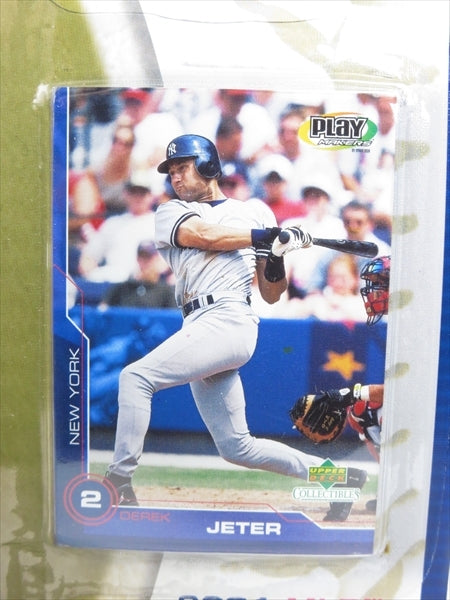 デレク・ジーター ニューヨーク・ヤンキース ボブルヘッド 2001 MLB Play Makers bobble head Upper Deck(アッパーデック)
