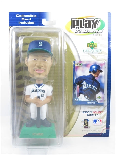 イチロー シアトル・マリナーズ ボブルヘッド 2001 MLB Play Makers bobble head Upper Deck(アッパーデック)