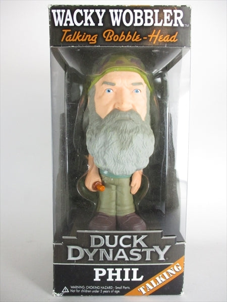 【トーキング機能付】 フィル・ロバートソン [DUCK DYNASTY] FUNKO(ファンコ) Wacky Wobbler(ワッキーワブラー) ボブルヘッド