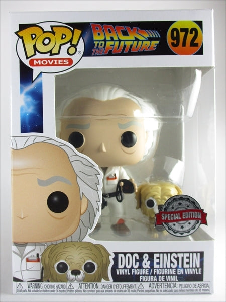 ドク＆アインシュタイン [バックトゥーザーフューチャー(BACK TO THE FUTURE)] FUNKO(ファンコ) POP! MOVIES 972