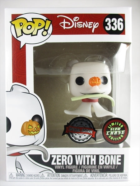 幽霊犬ゼロ 骨 蓄光版 CHASE [ナイトメアー・ビフォア・クリスマス] FUNKO(ファンコ) POP! 336
