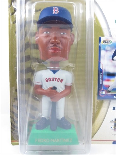 ペドロ・マルティネス ボストン・レッドソックス ボブルヘッド 2001 MLB Play Makers bobble head Upper Deck(アッパーデック)