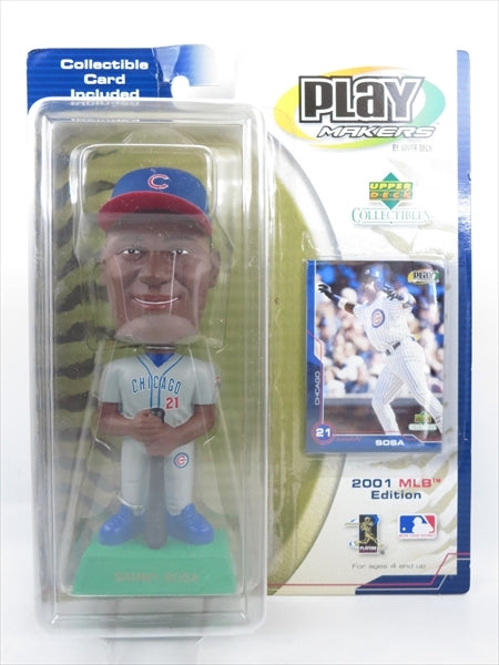 サミー・ソーサ シカゴ・カブス ボブルヘッド 2001 MLB Play Makers bobble head Upper Deck(アッパーデック)