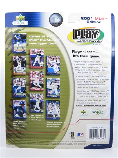 サミー・ソーサ シカゴ・カブス ボブルヘッド 2001 MLB Play Makers bobble head Upper Deck(アッパーデック)