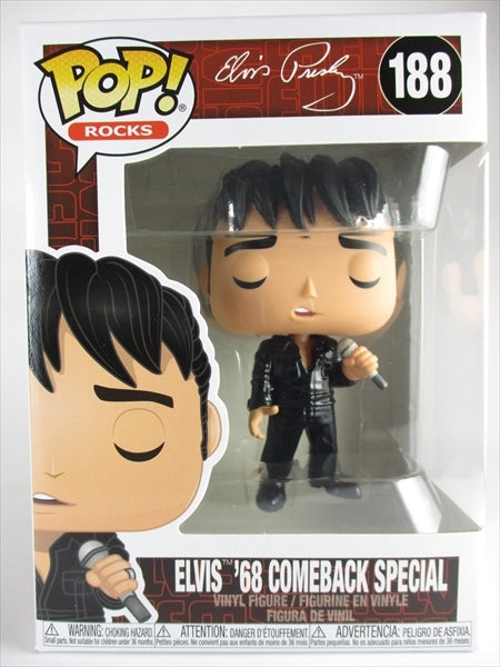 エルヴィス・プレスリー '68復活TVライブ [Elvis Presley] FUNKO(ファンコ) POP! ROCKS 188