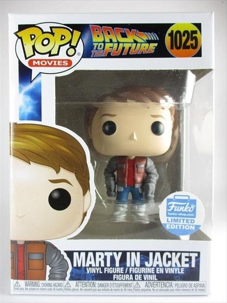 マーティ・マクフライ　ジャケット FUNKOショップ限定 [バックトゥーザフューチャー(BACK TO THE FUTURE)] FUNKO(ファンコ) POP! MOVIES 1025