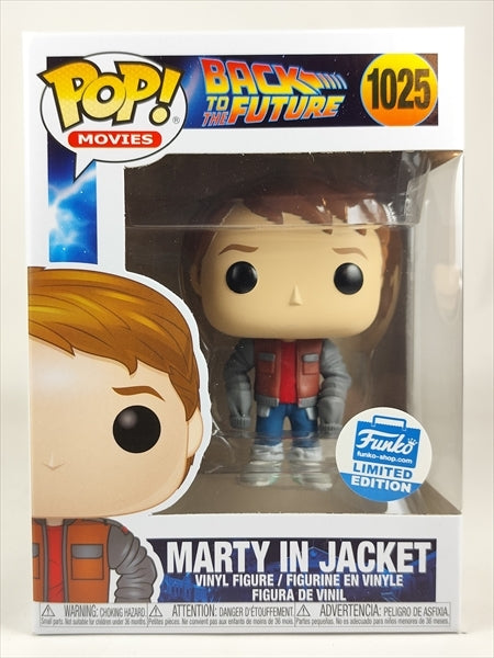 マーティ・マクフライ　ジャケット FUNKOショップ限定 [バックトゥーザフューチャー(BACK TO THE FUTURE)] FUNKO(ファンコ) POP! MOVIES 1025