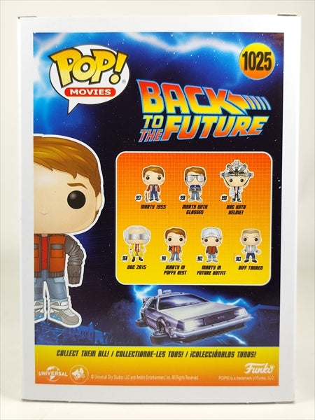 マーティ・マクフライ　ジャケット FUNKOショップ限定 [バックトゥーザフューチャー(BACK TO THE FUTURE)] FUNKO(ファンコ) POP! MOVIES 1025