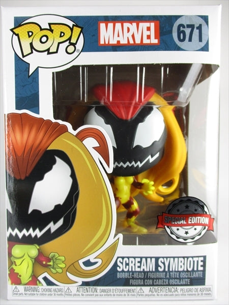 【箱傷】 スクリーム・シンビオート [スパイダーマン] FUNKO(ファンコ) POP! 671