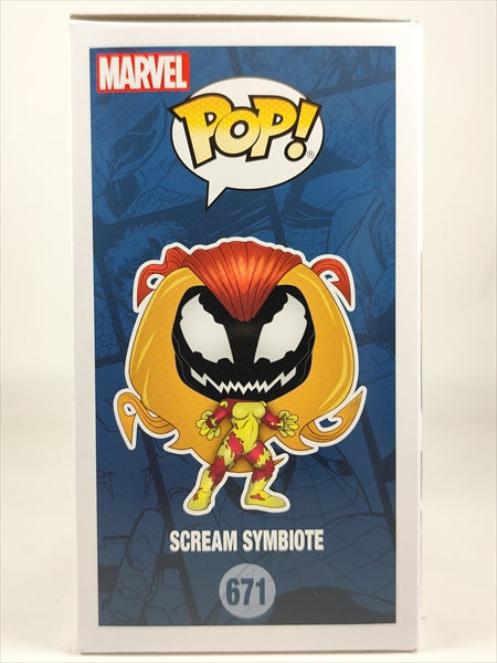【箱傷】 スクリーム・シンビオート [スパイダーマン] FUNKO(ファンコ) POP! 671