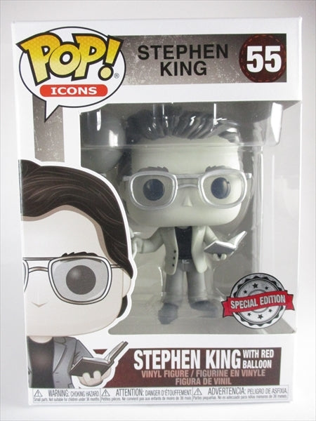 スティーヴン・キング 風船 モノクロ [STEPHEN KING] FUNKO(ファンコ) POP! ICONS 55