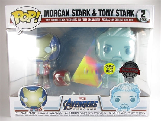 モーガンスターク＆トニースターク 蓄光版 [Avengers(アベンジャーズ・エンドゲーム)] FUNKO(ファンコ) POP! 2PACK