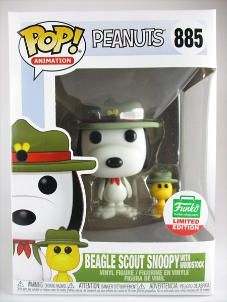 ビーグル・スカウト・スヌーピーwithウッドストック FUNKOショップ限定 [PEANUTS(ピーナッツ)] FUNKO(ファンコ) POP! ANIMATION 885