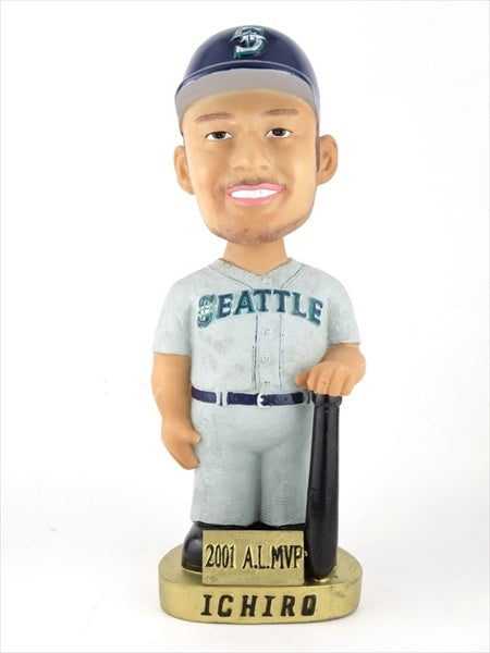 イチロー シアトル・マリナーズ ボブルヘッド 2001年ア・リーグMVP Genuine Merchandise