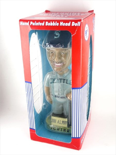 イチロー シアトル・マリナーズ ボブルヘッド 2001年ア・リーグMVP Genuine Merchandise