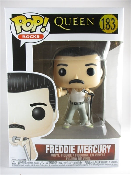 【箱傷】 フレディ・マーキュリー [クイーン(QUEEN)] FUNKO(ファンコ) POP! ROCKS 183