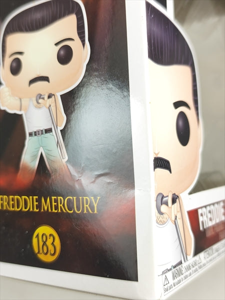 【箱傷】 フレディ・マーキュリー [クイーン(QUEEN)] FUNKO(ファンコ) POP! ROCKS 183