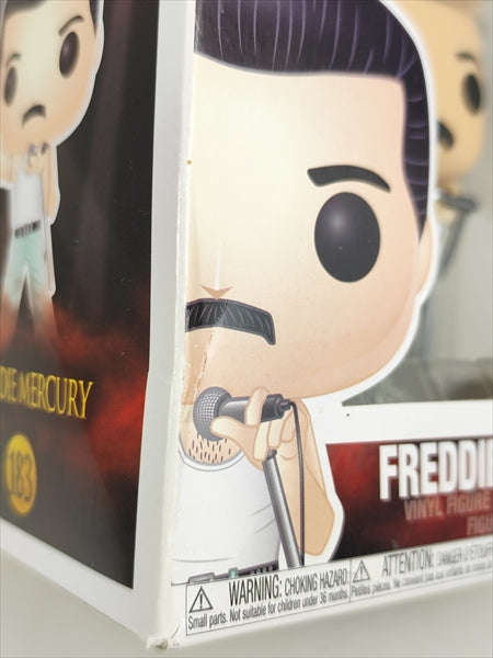 【箱傷】 フレディ・マーキュリー [クイーン(QUEEN)] FUNKO(ファンコ) POP! ROCKS 183
