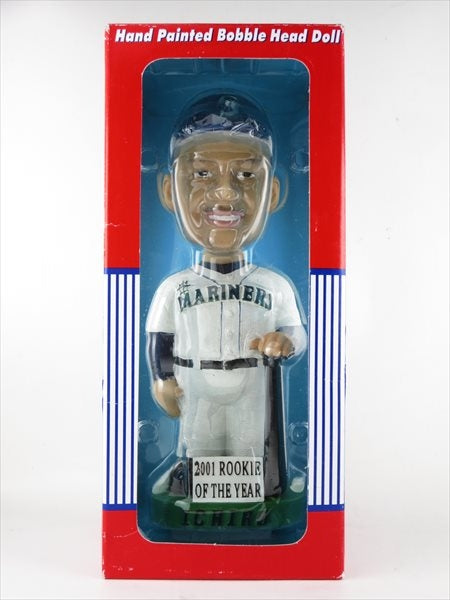 イチロー シアトル・マリナーズ ボブルヘッド 新人王 Genuine Merchandise