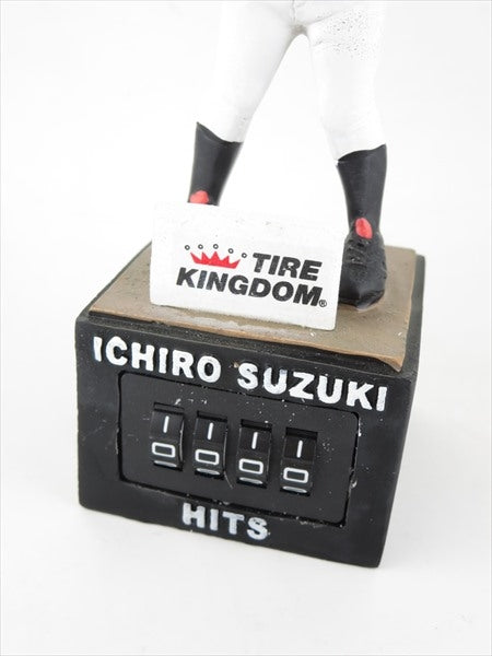 イチロー マイアミ・マーリンズ ボブルヘッド ヒットカウンター付き TIRE KINGDOM