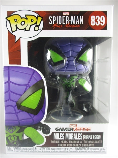 マイルズモラレス パープルレイン GAMERVERSE [SPIDER-MAN MILES MORALES] FUNKO(ファンコ) POP! 839