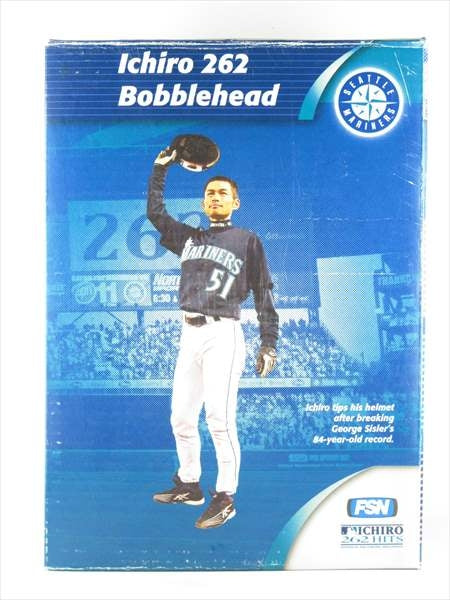 イチロー シアトル・マリナーズ ボブルヘッド 262ヒット 2004 FSN