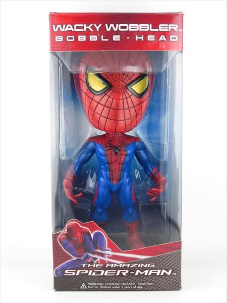 【箱傷】 スパイダーマン [アメイジングスパイダーマン] FUNKO(ファンコ) Wacky Wobbler(ワッキーワブラー) ボブルヘッド